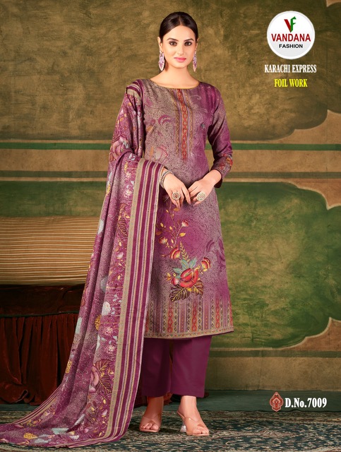 Vandana Karachi Express Soft Cotton Designer Exclusive Dress Material